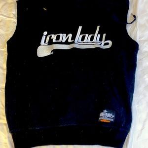 IRON LADY sleeveless sweatshirt